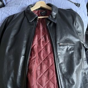 APC Leather Jacket Size XL (mens). Perfect condition/no flaws whatsoever